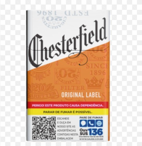 CHESTEFIELD ORIGINAL LABEL