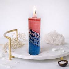 VELA DE  7 DIAS ROSA E AZUL