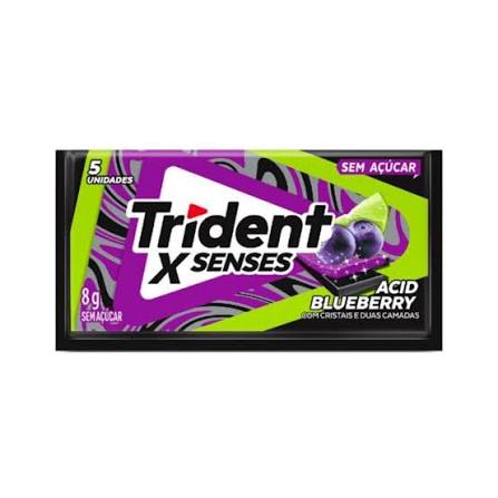 TRIDENT X SENSES ACID BLUEBERRY
