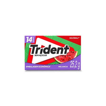 TRIDENT MELANCIA 14 UNIDADES