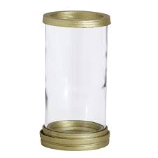 PORTA VELAS DOURADO