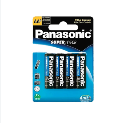 PILHA PANASONIC AA4 ZINC
