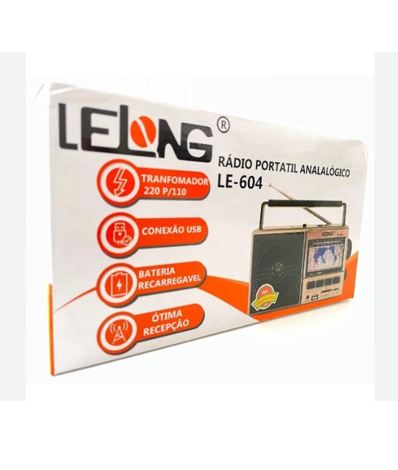Rádio Am/fm 11 Bandas Lelong Le-604