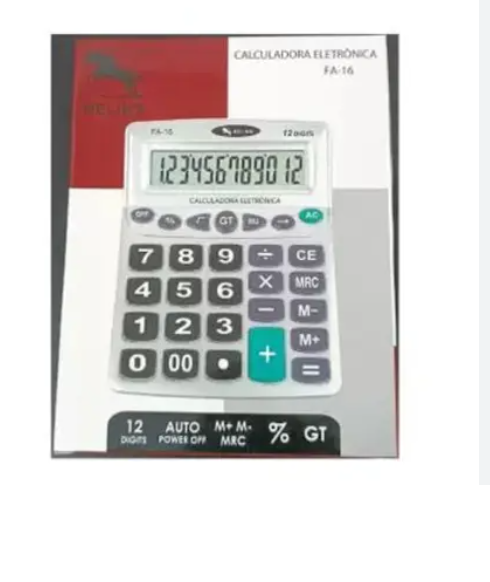 Calculadora Eletrônica Inova 12 Dígitos CALC-7165