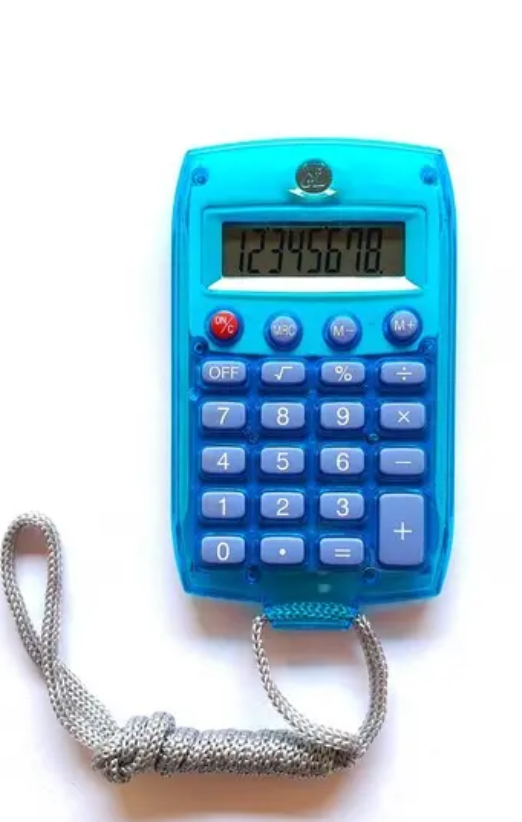 Calculadora de Bolso Kenko 8 Dígitos Azul Modelo KK-8961
