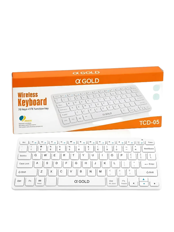 Teclado Bluetooth A'Gold TCD-05 Mecânico Sem Fio Para Tablet