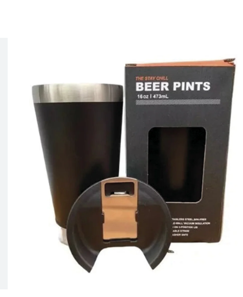 Copo Térmico Beer Pints 473ml com Abridor de Garrafa - Perfect Show Soluções