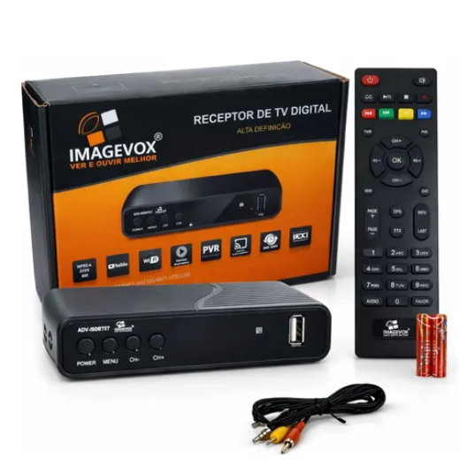 Receptor Conversor De Tv Digital Hd Alta Definição Imagevox