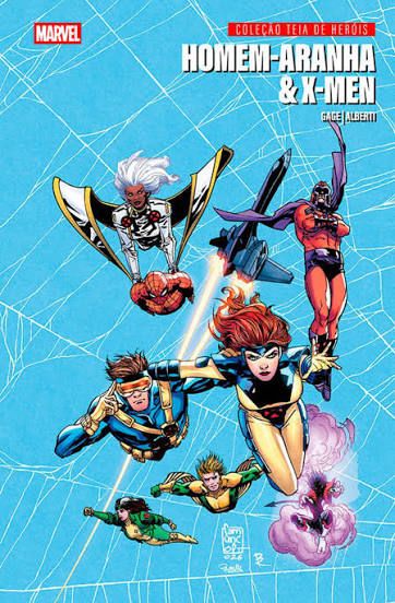 COLEÇÃO TEIA DE HEROIS HOMEM ARANHA & X-MEN