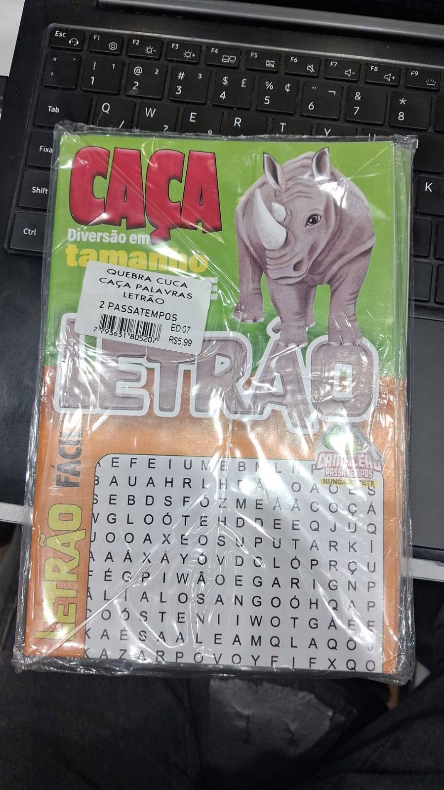 QUEBRA CUCA CAÇA PALAVRAS LETRÃO 2 PASSATEMPOS