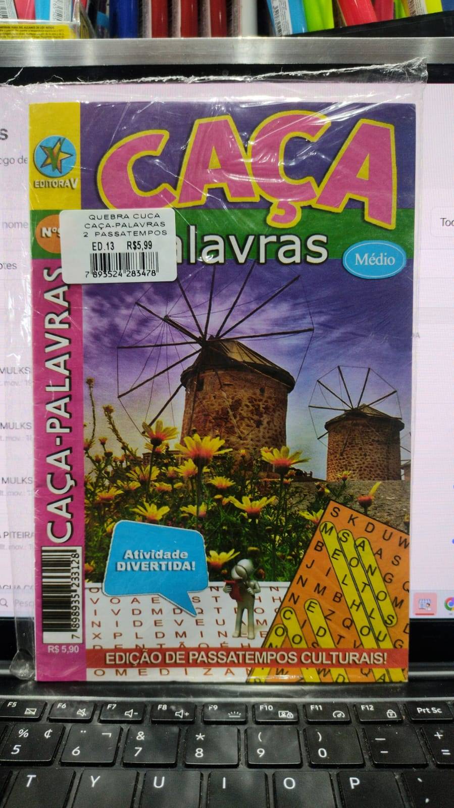 QUEBRA CUCA CAÇA PALAVRAS  2 PASSATEMPOS