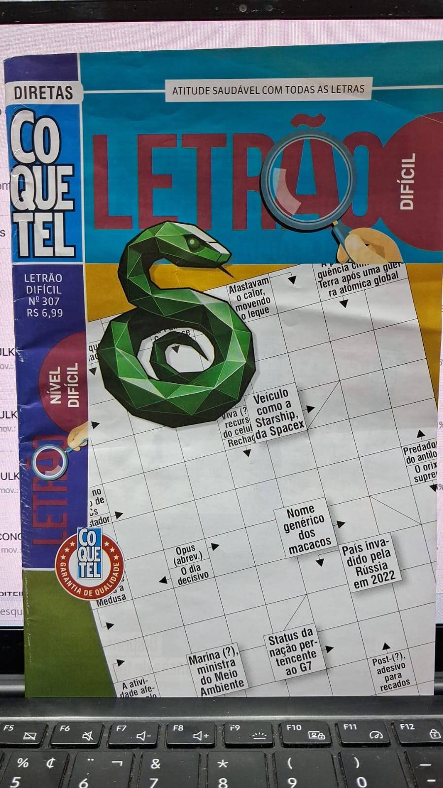 LETRÃO DIFÍCIL n 307
