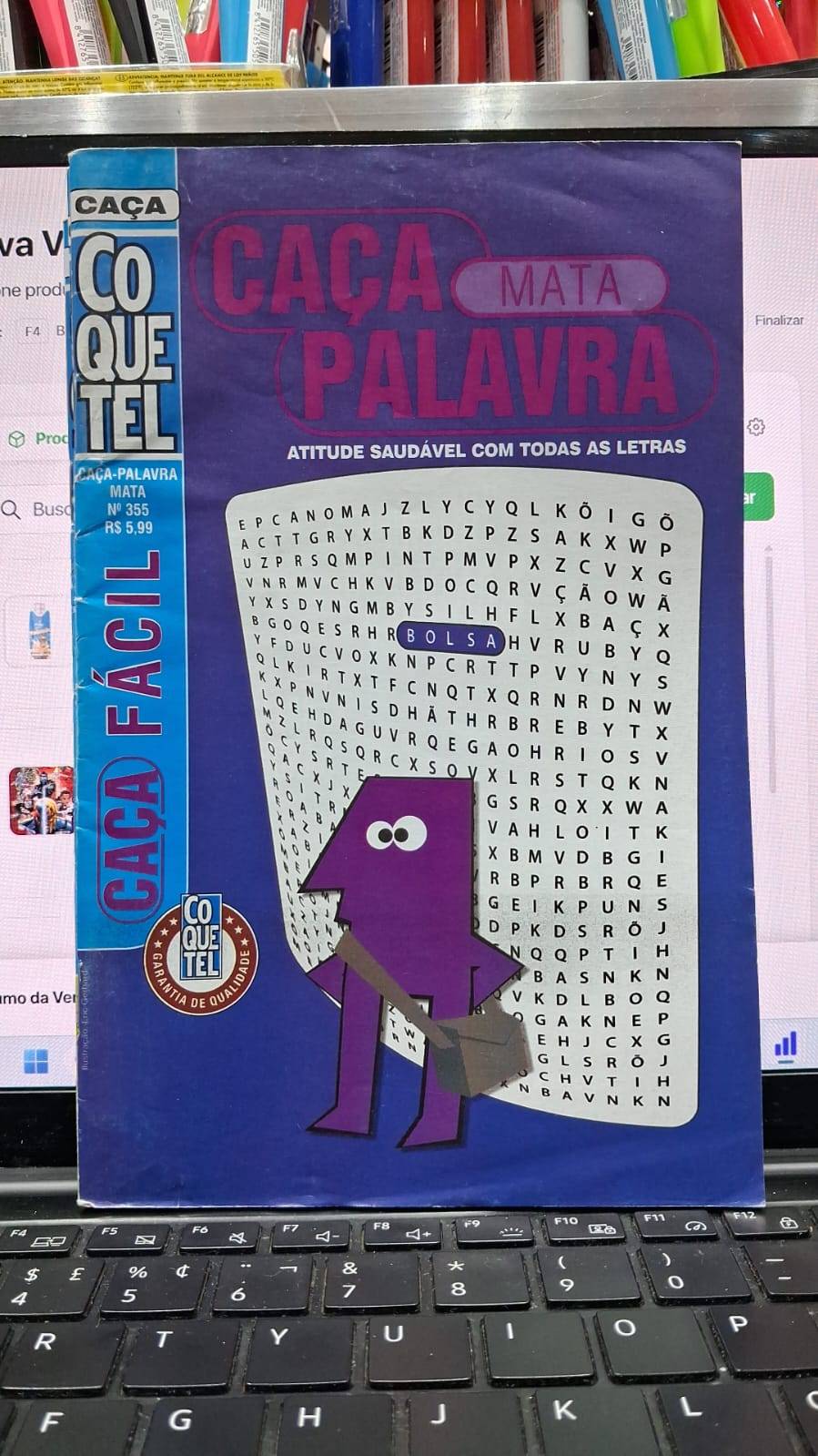 CAÇA MATA PALAVRA FÁCIL n 355
