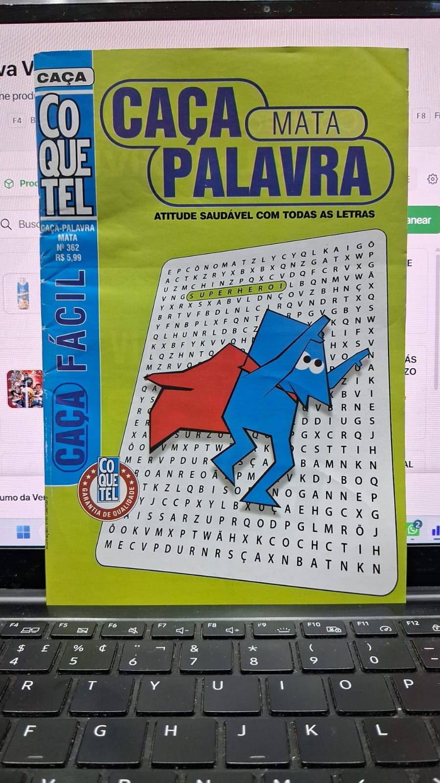 CAÇA MATA PALAVRA FÁCIL n 362