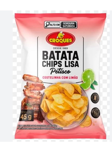 Batata Chips Lisa – Costelinha com Limão 200g