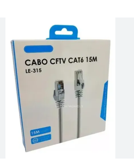 Cabo De Rede Rj45 Cat6 Com 15 Metros