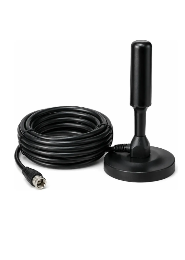 Antena Digital Hdtv Portátil Base Magnética 4k Smart Cabo 5m