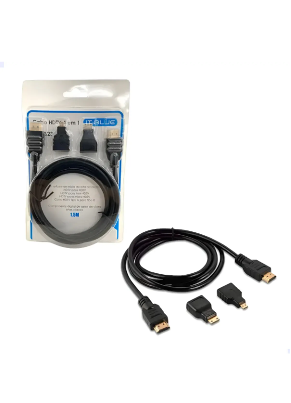 Cabo Hdtv 4 Em 1 It-blue Le-6623