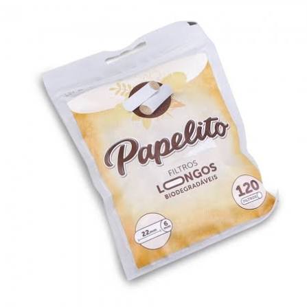 FILTRO PAPELITO LONGOS BIODEGRADAVEIS 120 FILTROS