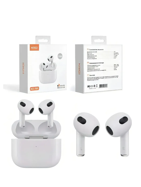 Fone Bluetooth Sem Fio In-ear Tws 5.4 Ipx4 Kaidi Kd-789