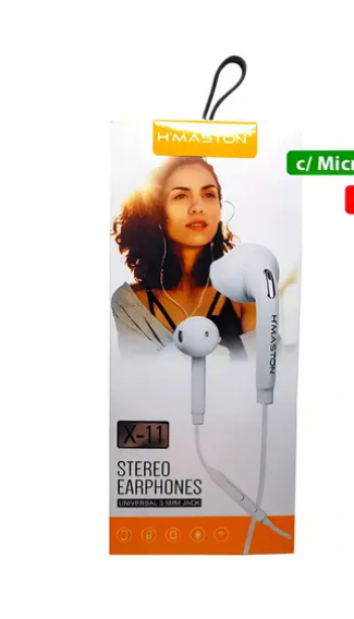 Fone Ouvido Com Microfone Earphone Ej-11 H'maston