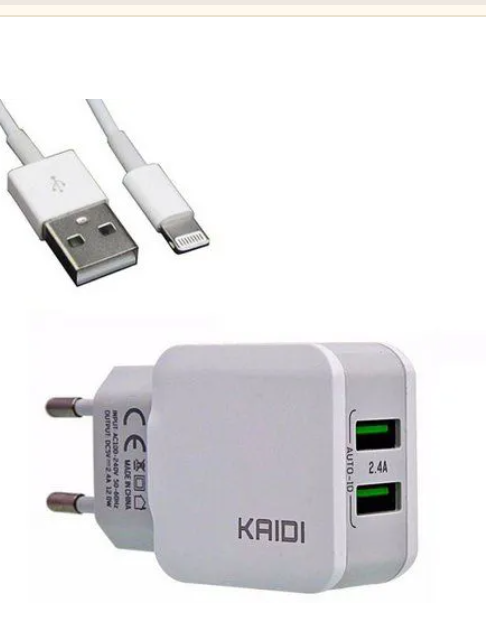 CARREGADOR IPHONE RÁPIDO KD-301A