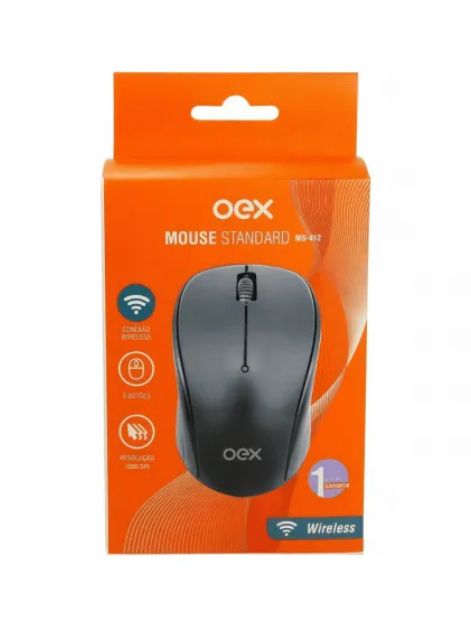OEX - MOUSE SEM FIO STANDARD MS412
