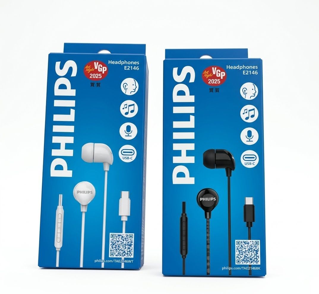 FONE PHILIPS COM FIO TIPO-C