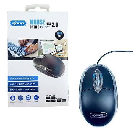 MOUSE KNUP OPTICO USB 2.0