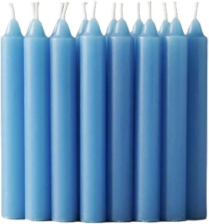 vela de maço azul clara
