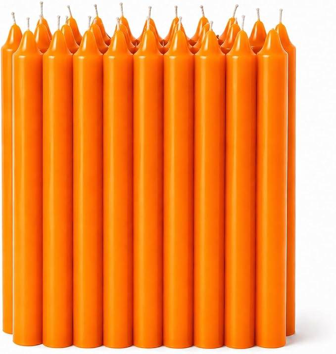 vela de maço laranja