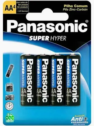 PILHA C2 PANASONIC ALCALINA