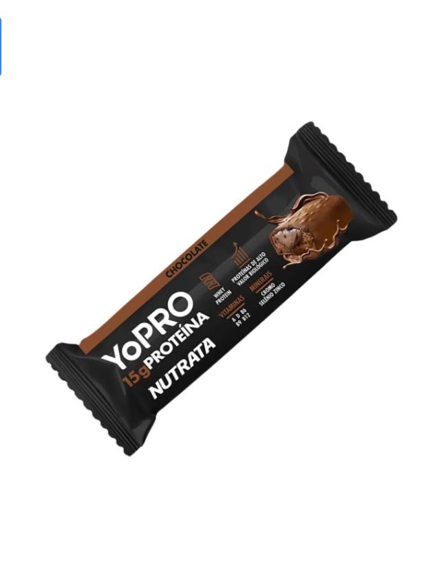Barra De Proteína Nutrata Yopro Sabor Chocolate 55g