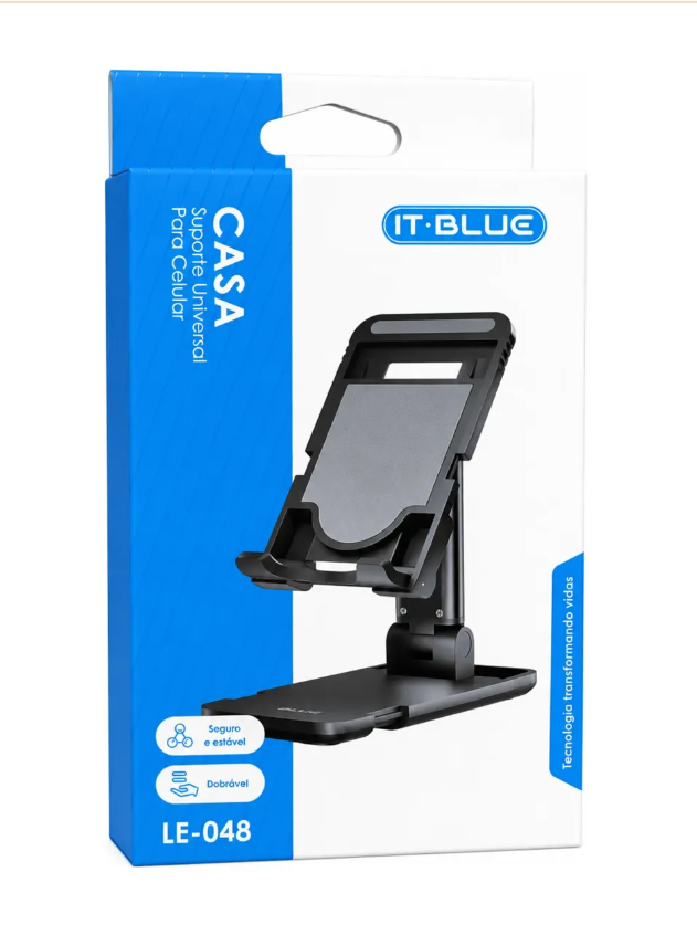 Suporte De Mesa Para Celular Dobrável It-blue Le-048