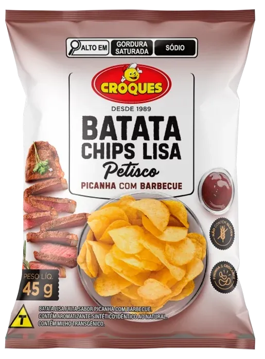 Batata Chips Lisa – Picanha com Barbecue 45g