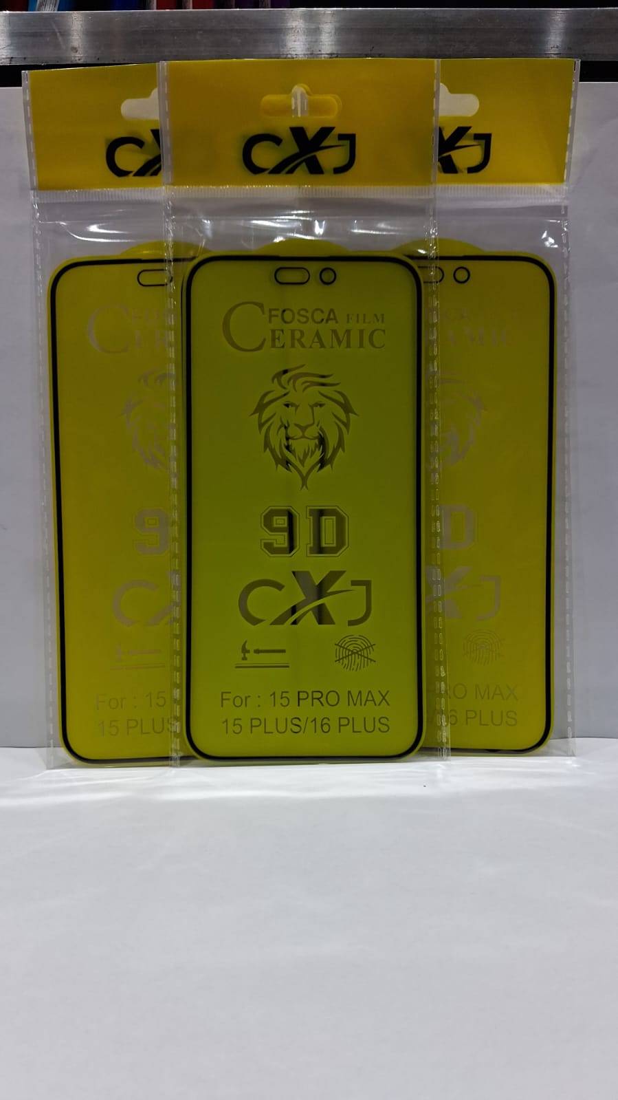 PELICULA CERAMICA FOSCA IPHONE 15 PRO MAX | 15 PLUS | 16 PLUS
