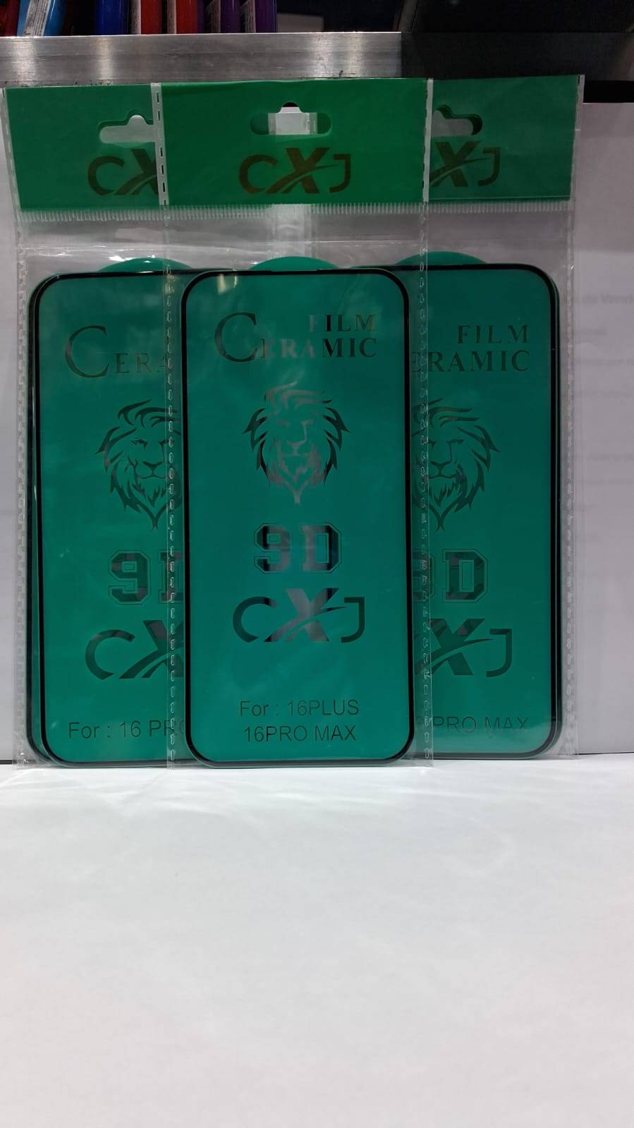 PELICULA CERAMICA LISA IPHONE 16 PLUS | 16 PRO MAX