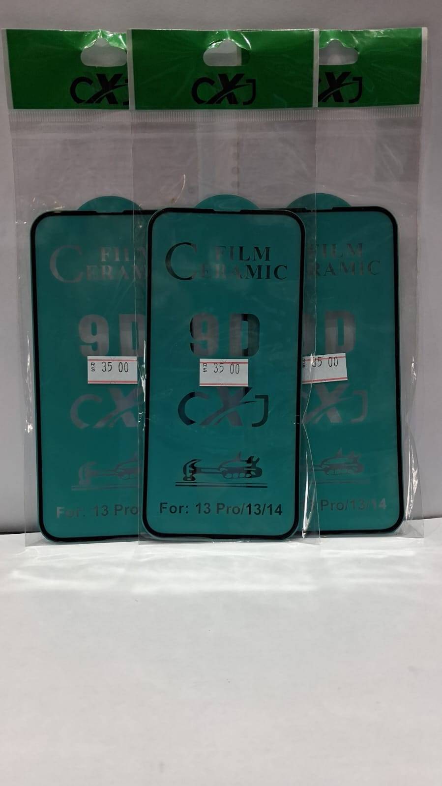 PELICULA CERAMICA LISA IPHONE 13 | 13 PRO | 14 | 16E