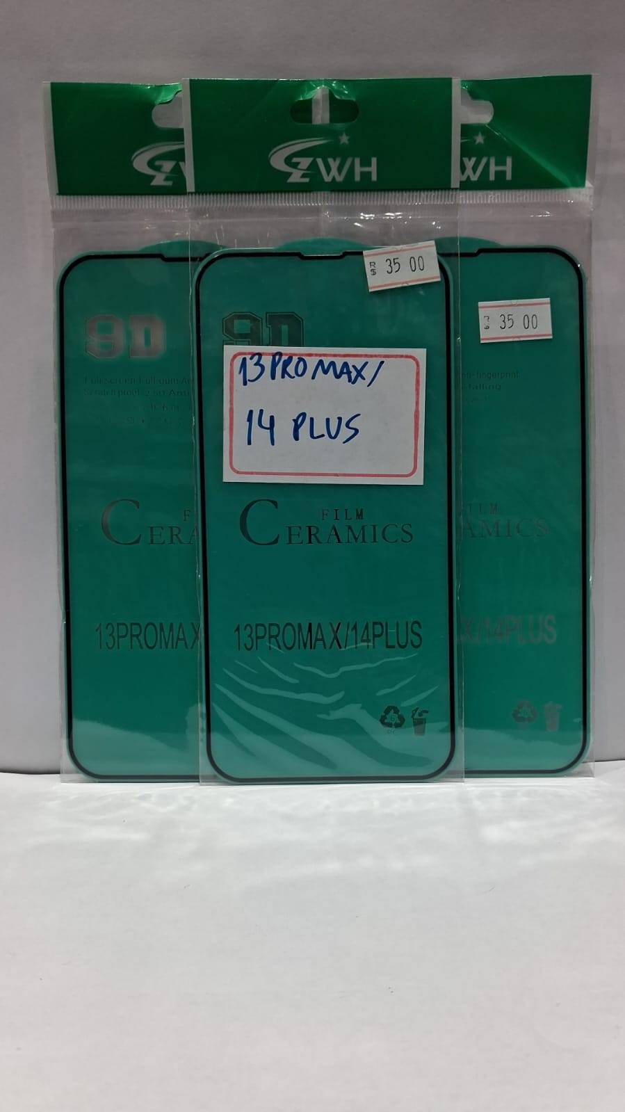PELICULA CERAMICA LISA IPHONE 13 PRO MAX | 14 PLUS