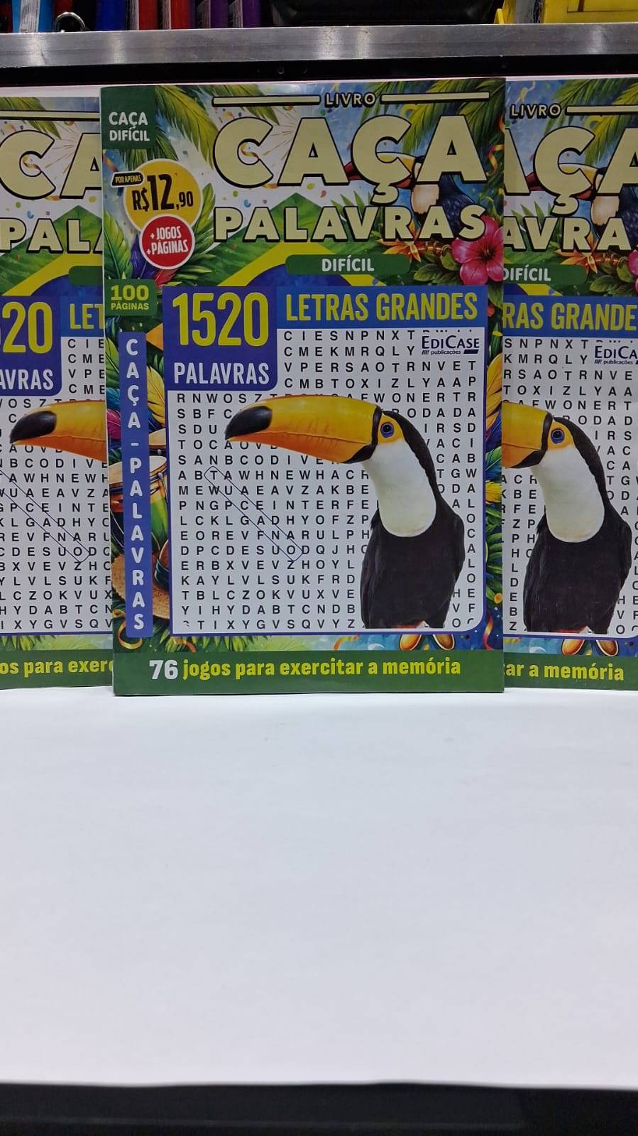 LIVRO CAÇA PALAVRAS LETRAS GRANDES n 121