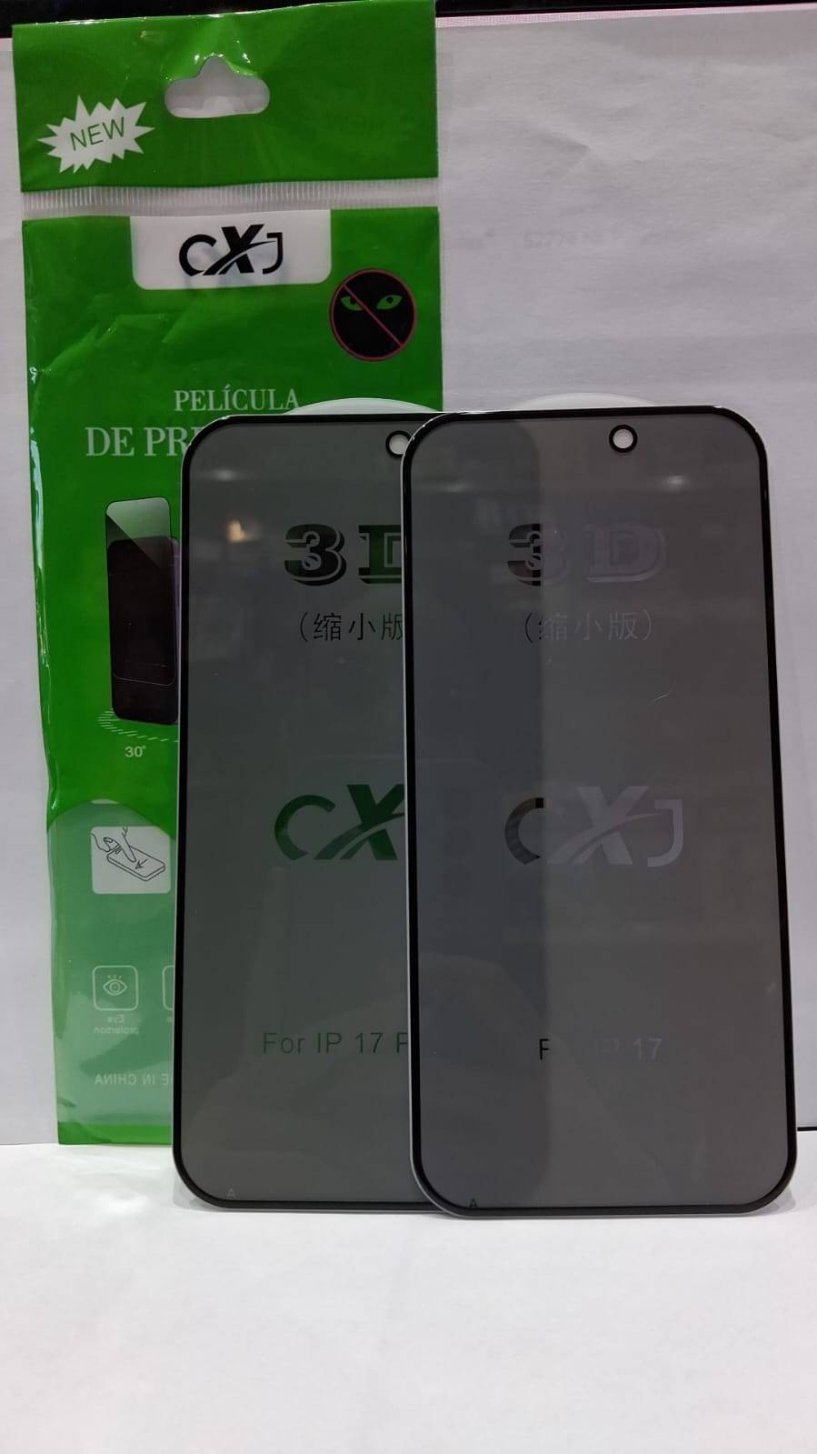PELICULA 3D PRIVATIVA IPHONE 17 PRO