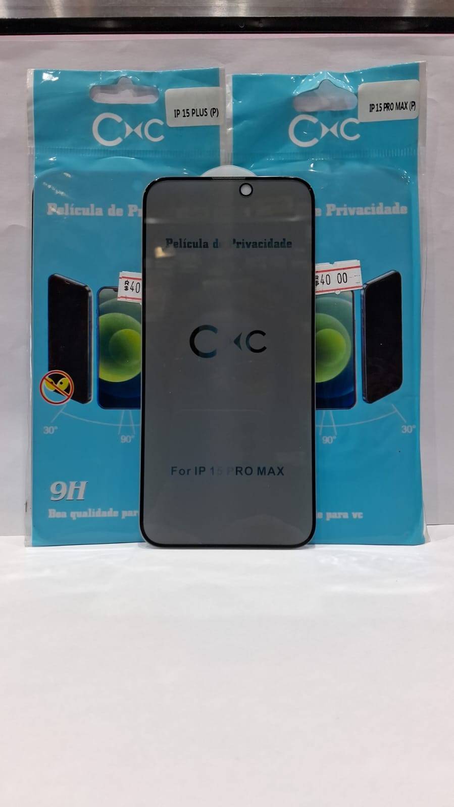 PELICULA 3D PRIVATIVA IPHONE 15 PRO MAX