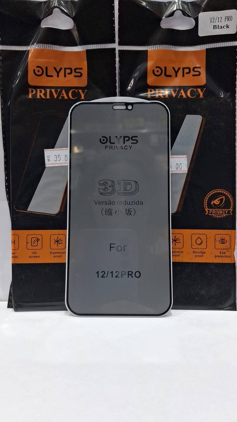 PELICULA 3D PRIVATIVA IPHONE 12 | 12 PRO