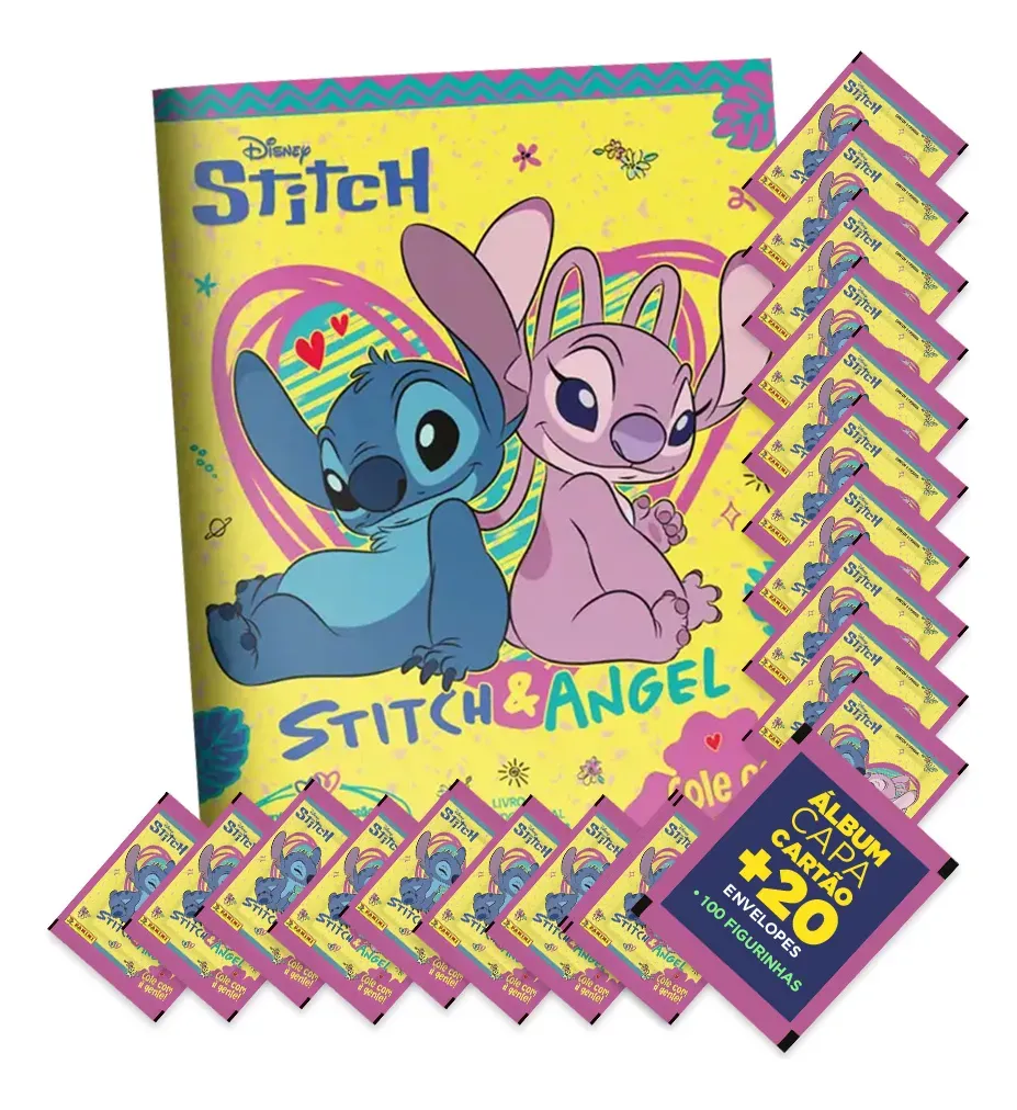 ALBUM ILUSTRADO STITCH E ANGEL 2026