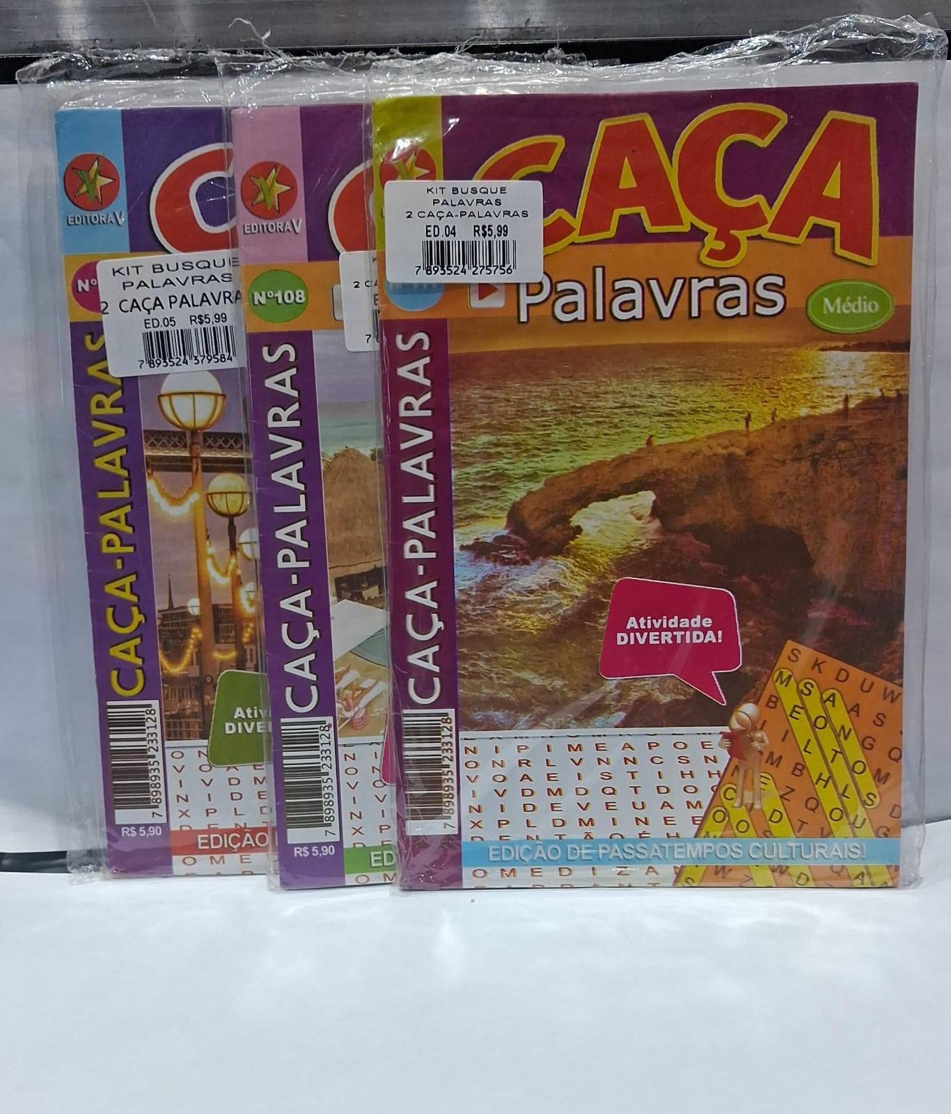 KIT BUSQUE PALAVRAS 2 CAÇAS PALAVRAS