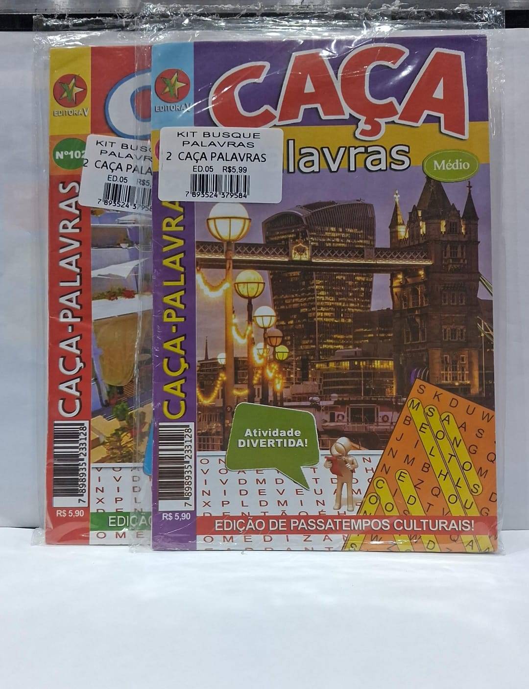 KIT BUSQUE PALAVRAS 2 CAÇAS PALAVRAS