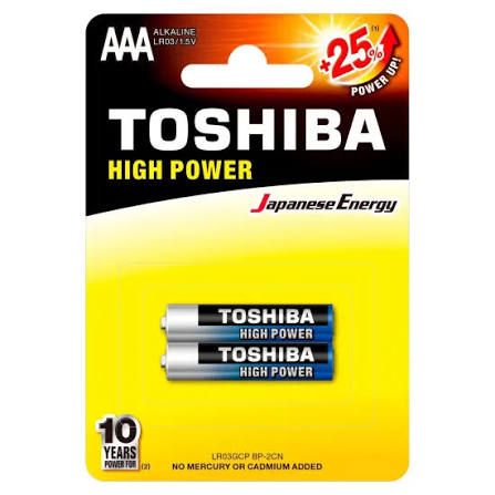 PILHA TOSHIBA ALKALINE AAA