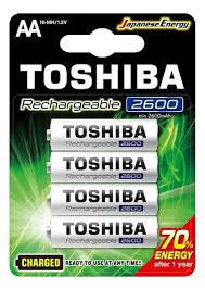 PILHA RECARREGAVEL TOSHIBA NI-MH/1.2V