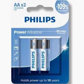 PILHA PHILIPS AA X2