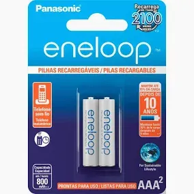 PILHA PANASONIC ENELOOP AAA2 HRM03